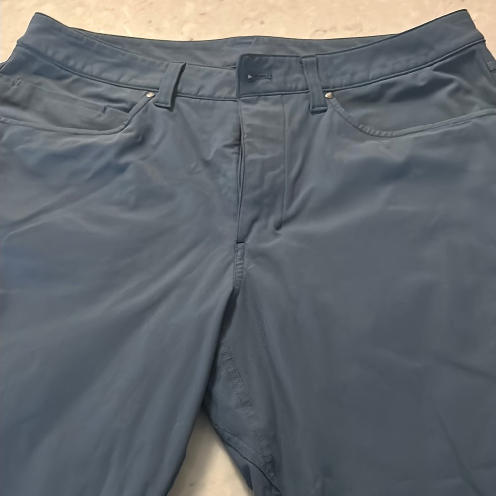 Blue Casual Pants